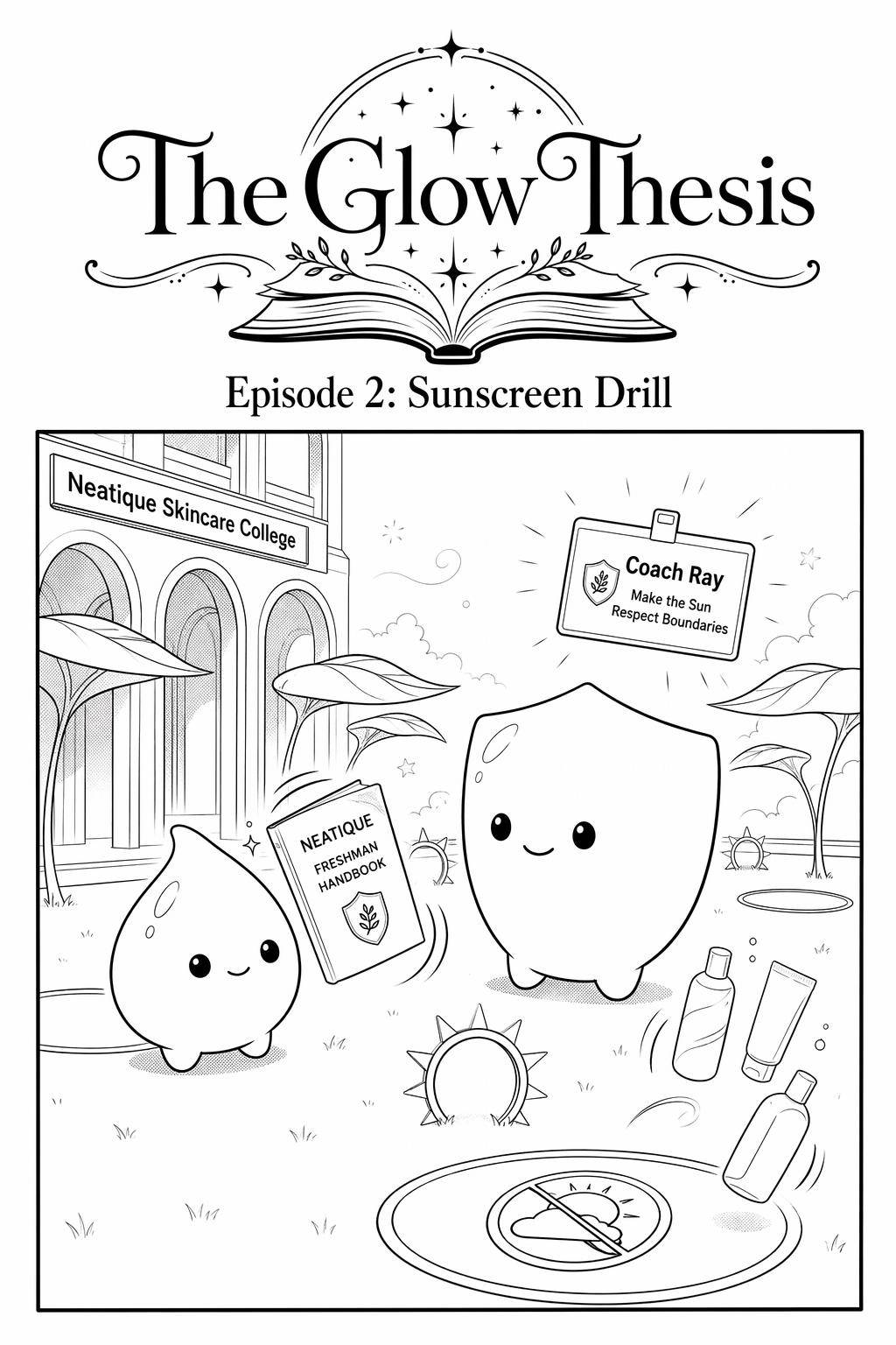 Sunscreen Drill comic cover
