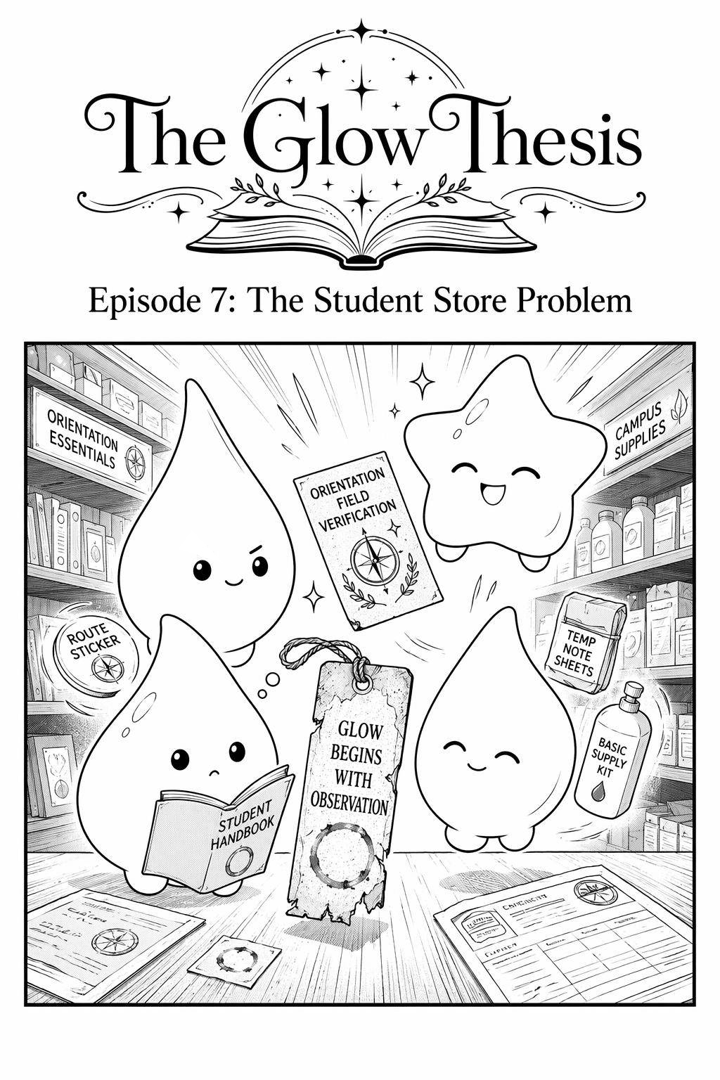 The Student Store Problem uploaded comic cover